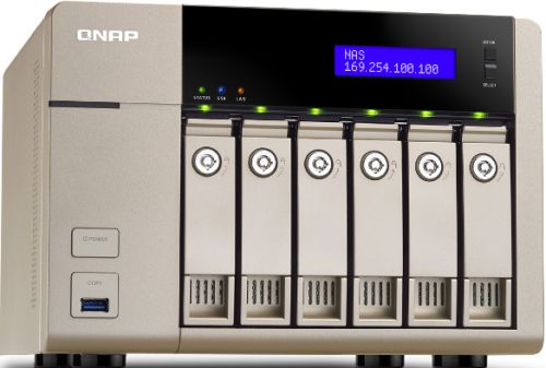  Сетевой RAID-накопитель QNAP TVS-663-4G