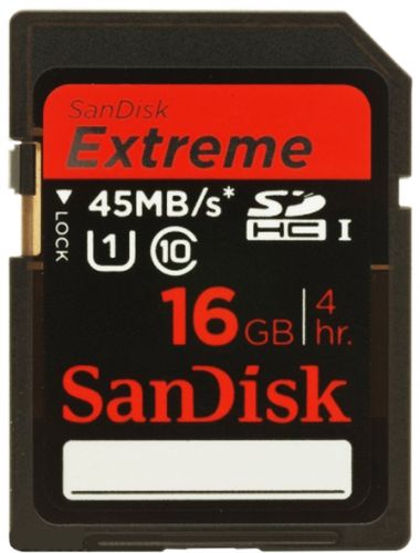  Карта памяти 16GB SanDisk SDSDXS-016G-X46 Class10 UHS 1