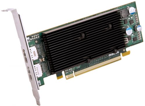  PCI-E Matrox M9128-E1024LAF M9128 LP PCIe x16 1024MB, 2xDisplayPort, Low Profile Bracket, Max DisplayPort Res.per Output 2560x1600, Max DV