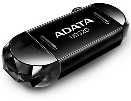  Накопитель USB 2.0 64GB ADATA AUD320-64G-RBK