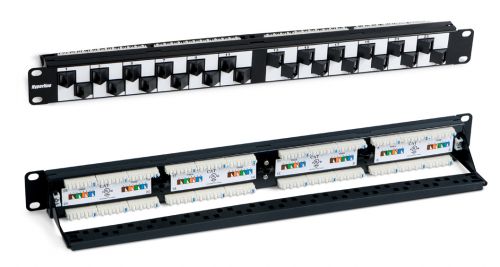  Патчпанель 19, 48xRJ45, UTP, Кат. 6 Hyperline PPHD-19-48-8P8C-C6-110D