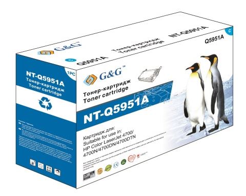  Тонер-картридж голубой G&amp;G NT-Q5951A