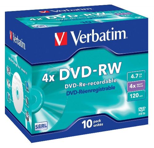  Диск DVD-RW Verbatim 43486