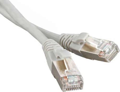  Кабель патч-корд FTP 5e кат. 10м. Hyperline PC-LPM-STP-RJ45-RJ45-C5e-10M-LSZH-GY