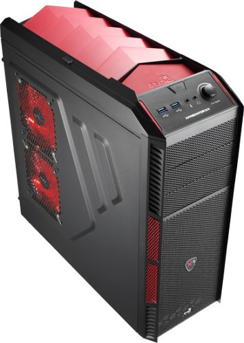  ATX AeroCool X-Predator Х1 Devil Red Edition Full Tower(черный с красным), без Б/п, EN57066