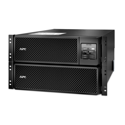 APC SRT10KRMXLI SRT RM, 10000VA/10000W, On-Line, Extended-run, Rack 6U, Pre-Inst. Web/SNMP, with PC Business, black