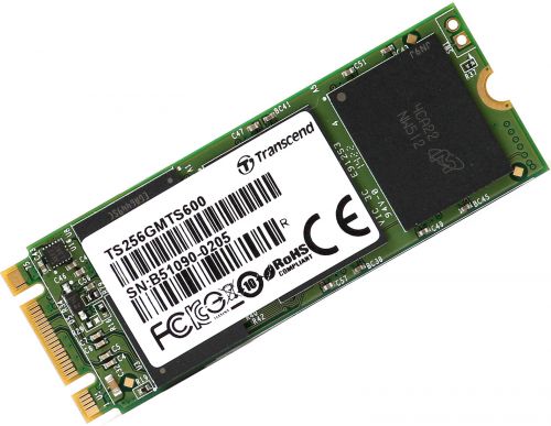  Твердотельный накопитель SSD M.2 Transcend TS256GMTS600 MTS600 256GB MLC SATA 6Gb/s 310/560Mb