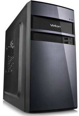  mATX Velton 7801A-D черный 400W (USB3.0, Audio)