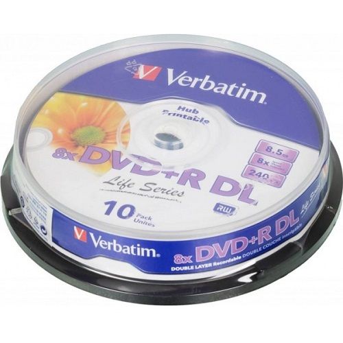  Диск DVD+R Verbatim 43818