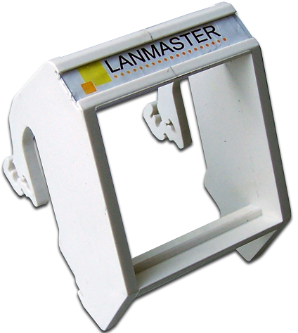  Рамка Lanmaster LAN-DRF-45x45-WH
