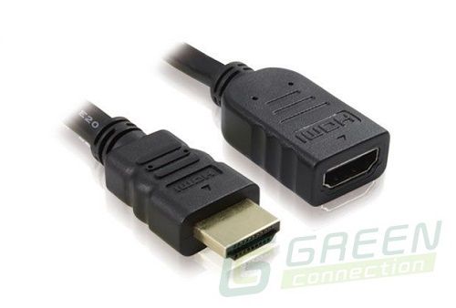  Кабель интерфейсный HDMI удлинитель Greenconnect 19M-19F