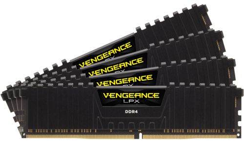  DDR4 16GB (4*4GB) Corsair CMK16GX4M4A2800C16 Vengeance LPX PC4-22400 2800MHz CL16 1.2V Радиатор RTL