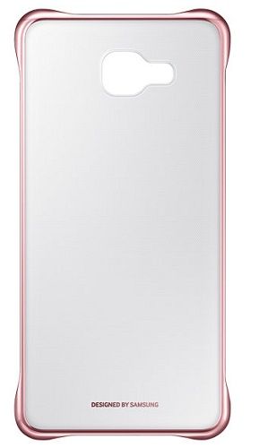  Чехол для телефона Samsung (клип-кейс) Galaxy A7 (6) Clear Cover розовый/прозрачный (EF-QA710CZEGRU)
