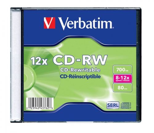  Диск CD-RW Verbatim 43762