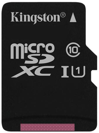 Карта памяти 64GB Kingston SDC10G2/64GB MicroSDXC Class 10 UHS-I U1 (SD adapter)