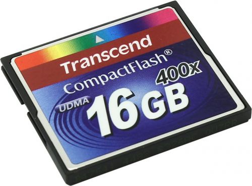  Карта памяти 16GB Transcend TS16GCF400 Compact Flash Card 400x