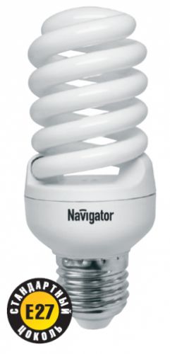  Лампа энергосберегающая Navigator NCLP-SF-20-827-E27