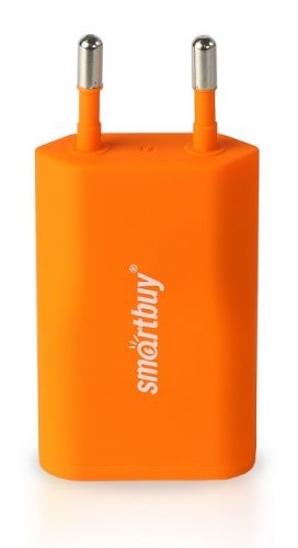  Зарядное устройство сетевое SmartBuy Satellite USB, 1А, Soft-touch, оранжевое (SBP-2600)