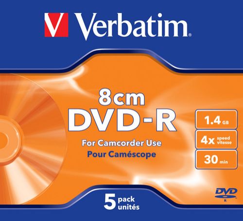  Диск DVD-R mini Verbatim 43510