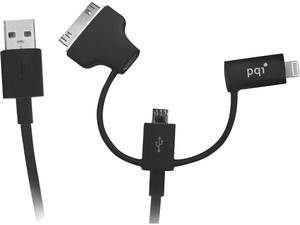  Кабель интерфейсный PQI i-Cable Multi-Plug Black