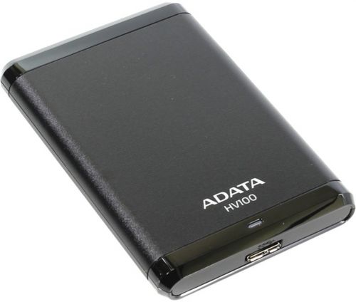  Внешний жесткий диск 2.5&#039;&#039; ADATA AHV100-500GU3-CBK 500GB USB3.0 HV100 черный корпус