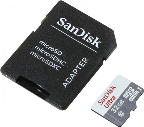  Карта памяти 32GB SanDisk SDSQUNB-032G-GN3MA Class 10 Ultra UHS-I Imaging+ адаптер
