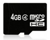  Карта памяти 4GB SmartBuy SB4GBSDCL4-01 micro SDHC class 4 (SD адаптер)