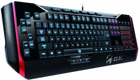  Клавиатура проводная Genius GX Manticore USB, черный USB Multimedia Gamer LED 31310058102
