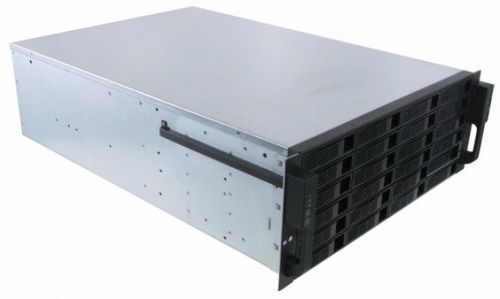  серверный 4U Procase ES420-SATA3-B-0 (20 SATA 3/SAS hotswap HDD), черный, без блока питания, глубина 650мм, MB 12"x13"