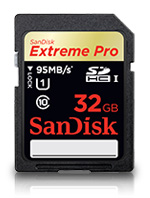  Карта памяти 32GB SanDisk SDSDXPA-032G-X46 Secure Digital Card SDHC UHS-1 Class 10 Extreme Pro 95MB/s