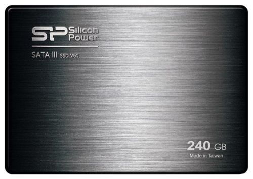  Твердотельный накопитель SSD 2.5&#039;&#039; Silicon Power SP240GBSS3V60S25 240GB V60 SATA III 550/500 MB/s seq/w 250MB/s SF2281 + 3.5 adp