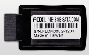  Электронный диск Foxline FLDM008G 8GB Module 7-pin SATA, MLC