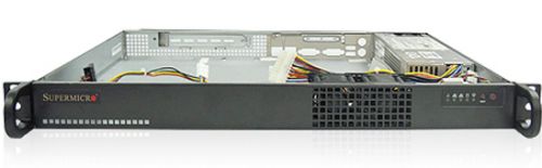  Корпус серверный 1U Supermicro CSE-510-200B (1x3.5" int, 9.6"9.6" mATX, 1xFH,200W HiEff)