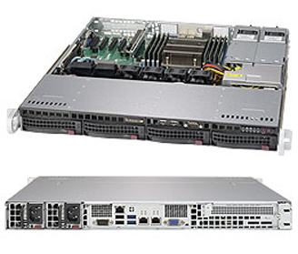  Серверная платформа 1U Supermicro SYS-5018R-MR