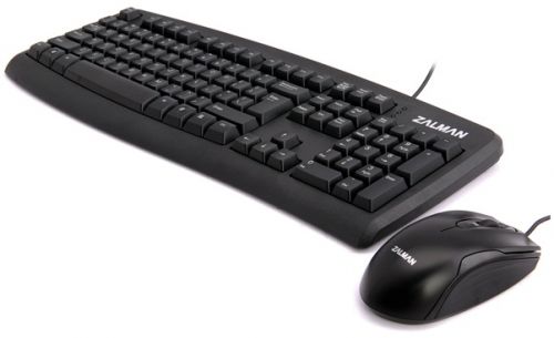  Клавиатура и мышь Zalman ZM-K380 Combo USB, 104 кл, 1000 dpi
