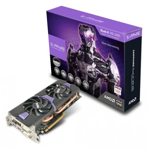  PCI-E Sapphire 11235-03-20G AMD Radeon R9 285 OC Version 2GB GDDR5 256bit 28nm 965/5600MHz DVI x2(HDCP)/HDMI/DisplayPort LRTL