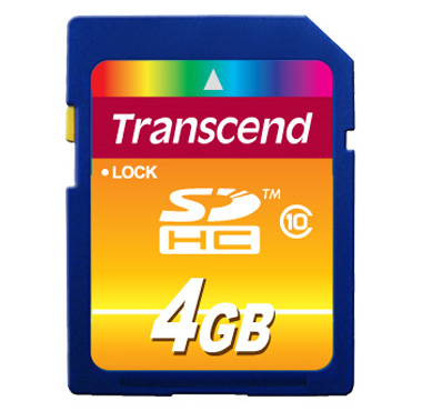  Карта памяти 4GB Transcend TS4GSDHC10 SDHC Class 10