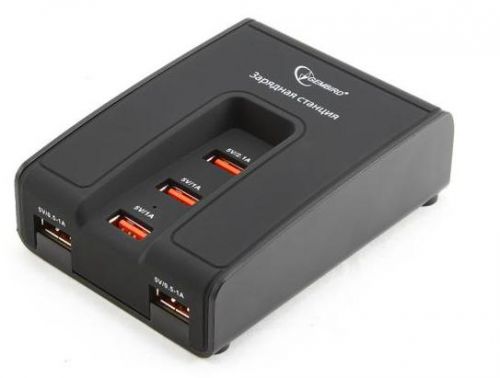  Зарядная станция сетевая Gembird MP3A-PC-02 220 В-5 В USB 5 портов, 5 A суммарно