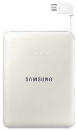  Аккумулятор внешний универсальный Samsung EB-PG850BWRGRU 8400mAh 2A белый 2xUSB