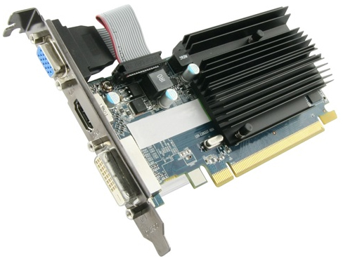  PCI-E Sapphire 11233-01-20G AMD Radeon R5 230 1GB GDDR3 64bit 28nm 625/1334MHz D-Sub/DVI(HDCP)/HDMI LRTL