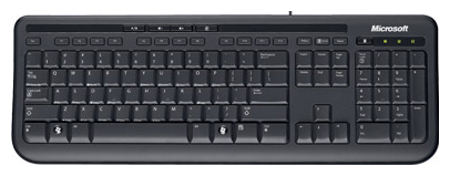  Клавиатура Microsoft Keyboard 600 USB, black, влагозащищенная ANB-00018