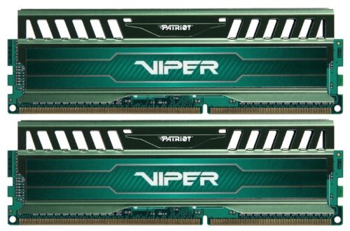  DDR3 8GB (2*4GB) Patriot PV38G160C0KGN Viper 3 PC3-12800 1600MHz CL10 1.5V Радиатор GREEN