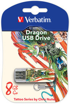  Накопитель USB 2.0 8GB Verbatim Mini Tattoo Edition 49884