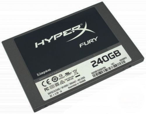  Твердотельный накопитель SSD 2.5&#039;&#039; Kingston SHFS37A/240G HyperX FURY 240GB MLC SandForce SF-2281 SATA 6Gb/s 220/470Mb 41000 IOPS + 9,5mm ADP