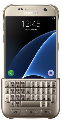  Чехол-клавиатура для телефона Samsung EJ-CG930UFEGRU для Galaxy S7 Keyboard Cover золотистый