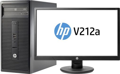  Компьютер HP 280 G1 MT Bundle T4R24ES Pentium Dual-Core G3250 (3.2GHz), 4096MB, 500GB, DVD+/-RW, Shared VGA, Windows 10, keyboard+mouse, + monitor V2