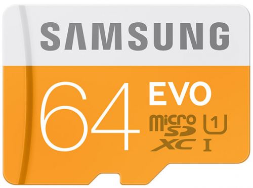  Карта памяти 64GB Samsung MB-MP64DA/RU MicroSDXC Class10 UHS-I EVO (SD adapter)