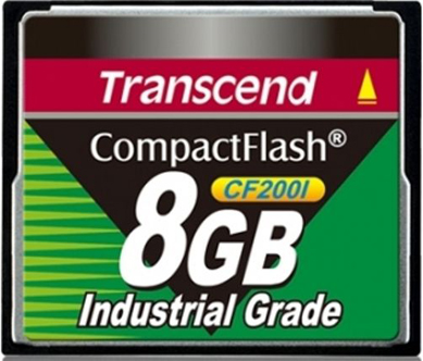  Карта памяти 8GB Transcend TS8GCF200I Compact Flash 200x Industrial