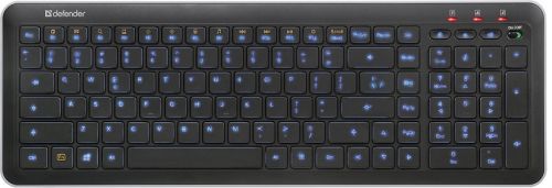  Клавиатура Defender Nova SM-680L USB, подсветка, Black 45680