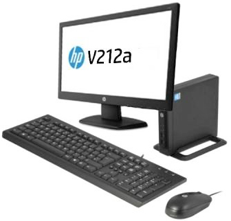  Компьютер HP 260 G1 Bundle X9D44ES Pentium 3558U (1.7GHz), 4096MB, 500GB, No DVD, Shared VGA, Windows 10, клавиатура + мышь, + монитор HP v212